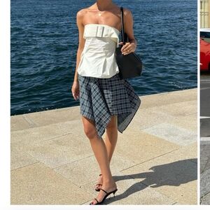 NWT The Room Antwerp Plaid Women's Skirt S/M